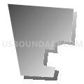 Census Tract 207.62, Hamilton County, Ohio (Gray Gradient Fill with Shadow)