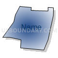 Census Tract 64, Hamilton County, Ohio (Radial Fill with Shadow)