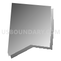 Census Tract 213.03, Hamilton County, Ohio (Gray Gradient Fill with Shadow)
