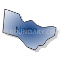 Census Tract 100.04, Hamilton County, Ohio (Radial Fill with Shadow)