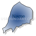 Census Tract 46.05, Hamilton County, Ohio (Radial Fill with Shadow)
