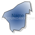 Census Tract 85.02, Hamilton County, Ohio (Radial Fill with Shadow)