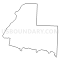 Census Tract 9609, Coshocton County, Ohio (Light Gray Border)