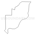 Census Tract 89.02, Lucas County, Ohio (Light Gray Border)