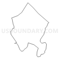 Census Tract 404, Newport County, Rhode Island (Light Gray Border)
