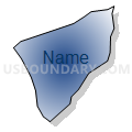 Census Tract 203.09, Spotsylvania County, Virginia (Radial Fill with Shadow)