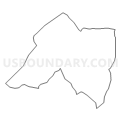 Census Tract 104.01, Amherst County, Virginia (Light Gray Border)