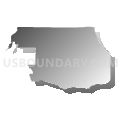 Census Tract 17.01, Yakima County, Washington (Gray Gradient Fill with Shadow)