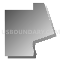 Census Tract 6, Yakima County, Washington (Gray Gradient Fill with Shadow)