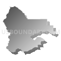 Census Tract 30.01, Yakima County, Washington (Gray Gradient Fill with Shadow)