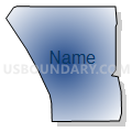 Census Tract 928.01, Kitsap County, Washington (Radial Fill with Shadow)