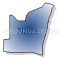 Census Tract 912.01, Kitsap County, Washington (Radial Fill with Shadow)