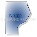 Census Tract 924, Kitsap County, Washington (Radial Fill with Shadow)