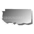 Census Tract 9400, Kitsap County, Washington (Gray Gradient Fill with Shadow)