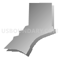 Census Tract 108.10, Benton County, Washington (Gray Gradient Fill with Shadow)
