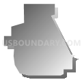 Census Tract 9203, Walla Walla County, Washington (Gray Gradient Fill with Shadow)