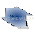 Census Tract 31, Spokane County, Washington (Radial Fill with Shadow)