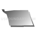 Census Tract 42, Spokane County, Washington (Gray Gradient Fill with Shadow)
