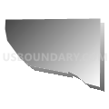Census Tract 43, Spokane County, Washington (Gray Gradient Fill with Shadow)