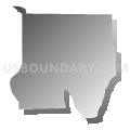 Census Tract 103.01, Spokane County, Washington (Gray Gradient Fill with Shadow)