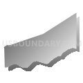 Census Tract 132.01, Spokane County, Washington (Gray Gradient Fill with Shadow)