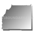 Census Tract 143, Spokane County, Washington (Gray Gradient Fill with Shadow)