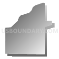 Census Tract 122, Spokane County, Washington (Gray Gradient Fill with Shadow)
