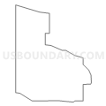 Census Tract 130, Spokane County, Washington (Light Gray Border)