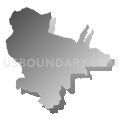 Census Tract 9705, Okanogan County, Washington (Gray Gradient Fill with Shadow)