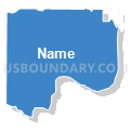 Census Tract 9706, Okanogan County, Washington (Solid Fill with Shadow)
