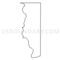 Census Tract 9401, Okanogan County, Washington (Light Gray Border)