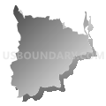 Census Tract 5204, Naranjito Municipio, Puerto Rico (Gray Gradient Fill with Shadow)