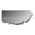 Jurupa Unified School District, California (Gray Gradient Fill with Shadow)