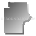 Rocky Ford School District R-2, Colorado (Gray Gradient Fill with Shadow)