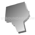 Danbury School District, Connecticut (Gray Gradient Fill with Shadow)