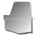 Paulding County School District, Georgia (Gray Gradient Fill with Shadow)