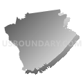Harrison County School District, Kentucky (Gray Gradient Fill with Shadow)