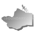Middlesboro Independent School District, Kentucky (Gray Gradient Fill with Shadow)