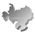 Pikeville Independent School District, Kentucky (Gray Gradient Fill with Shadow)