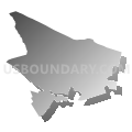 Toms River Regional School District, New Jersey (Gray Gradient Fill with Shadow)