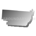 Northwestern Local School District, Ohio (Gray Gradient Fill with Shadow)