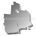 Hilliard City School District, Ohio (Gray Gradient Fill with Shadow)