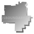 Sandy Valley Local School District, Ohio (Gray Gradient Fill with Shadow)