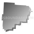 Johnstown-Monroe Local School District, Ohio (Gray Gradient Fill with Shadow)