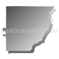 Pine-Eagle School District 61, Oregon (Gray Gradient Fill with Shadow)