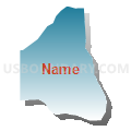 Precinct 32 - East Valley, Douglas County, Nevada (Blue Gradient Fill with Shadow)