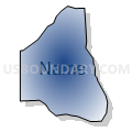 Precinct 32 - East Valley, Douglas County, Nevada (Radial Fill with Shadow)
