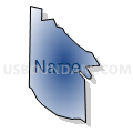 Precinct 7 - Minden, Douglas County, Nevada (Radial Fill with Shadow)