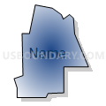 Precinct 8 - Ranchos I, Douglas County, Nevada (Radial Fill with Shadow)