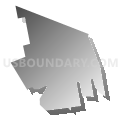 11414, New York (Gray Gradient Fill with Shadow)